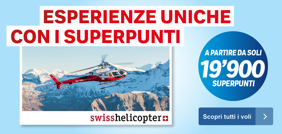 Supercard Boutique des primes Swiss Helicopter 