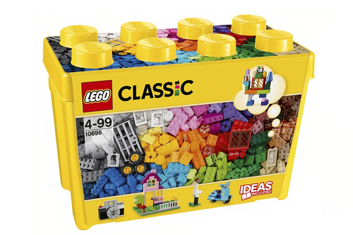 Contenitore grande con mattoncini LEGO® CLASSIC, 10698