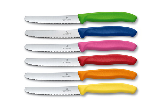 Set di coltelli da tavola e da pomodoro VICTORINOX, 6 pezzi, Utensili da  cucina